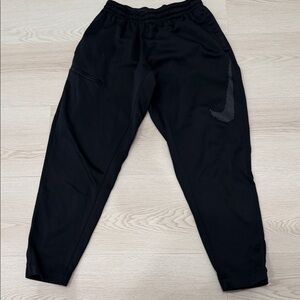 Nike Kids Black Sweatpants with Logo